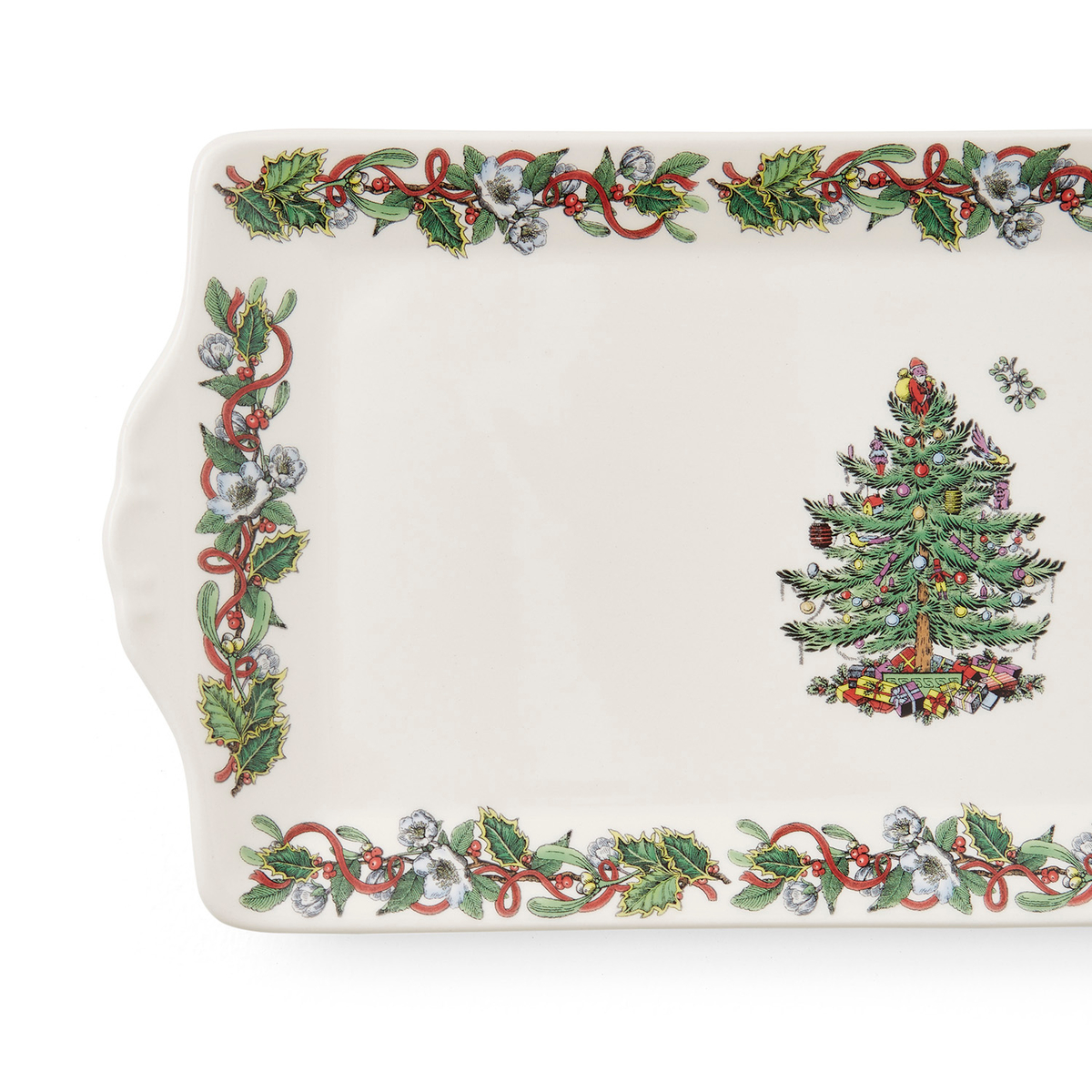 Spode Christmas Tree Wreath Serving Tray image number null